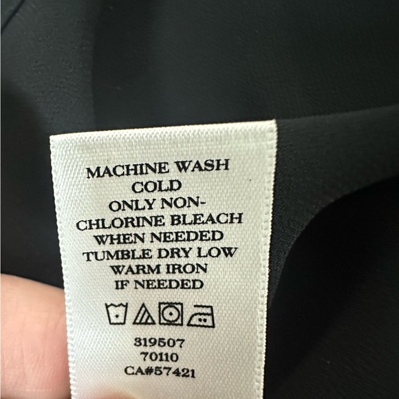 Ann Taylor Asymmetrical Blue Blouse Small petite - Picture 9 of 9